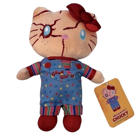 HELLO KITTY X CHUCKY Sanrio 10 Inch Plush Universal Parks Exclusive - Picture 1 of 10